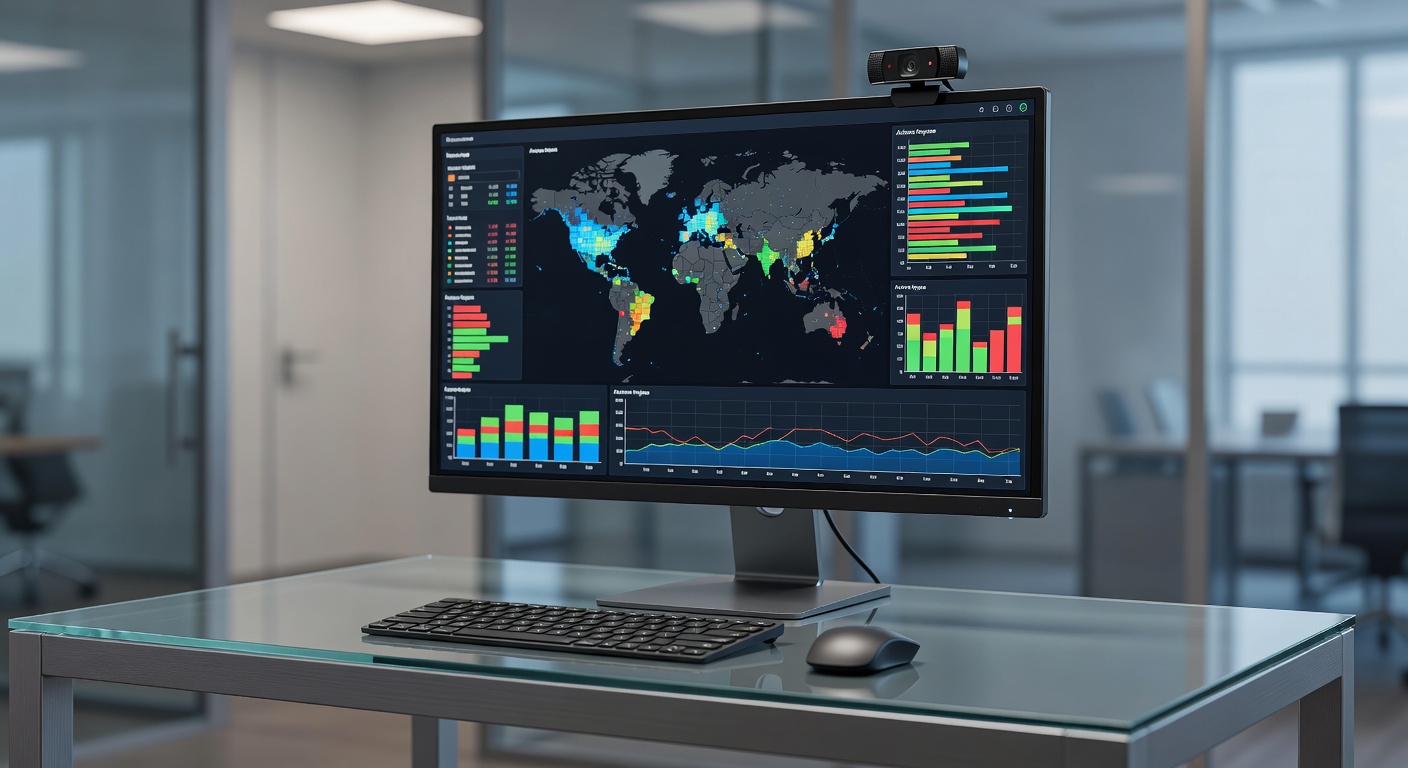 Webcam platform geo traffic analysis