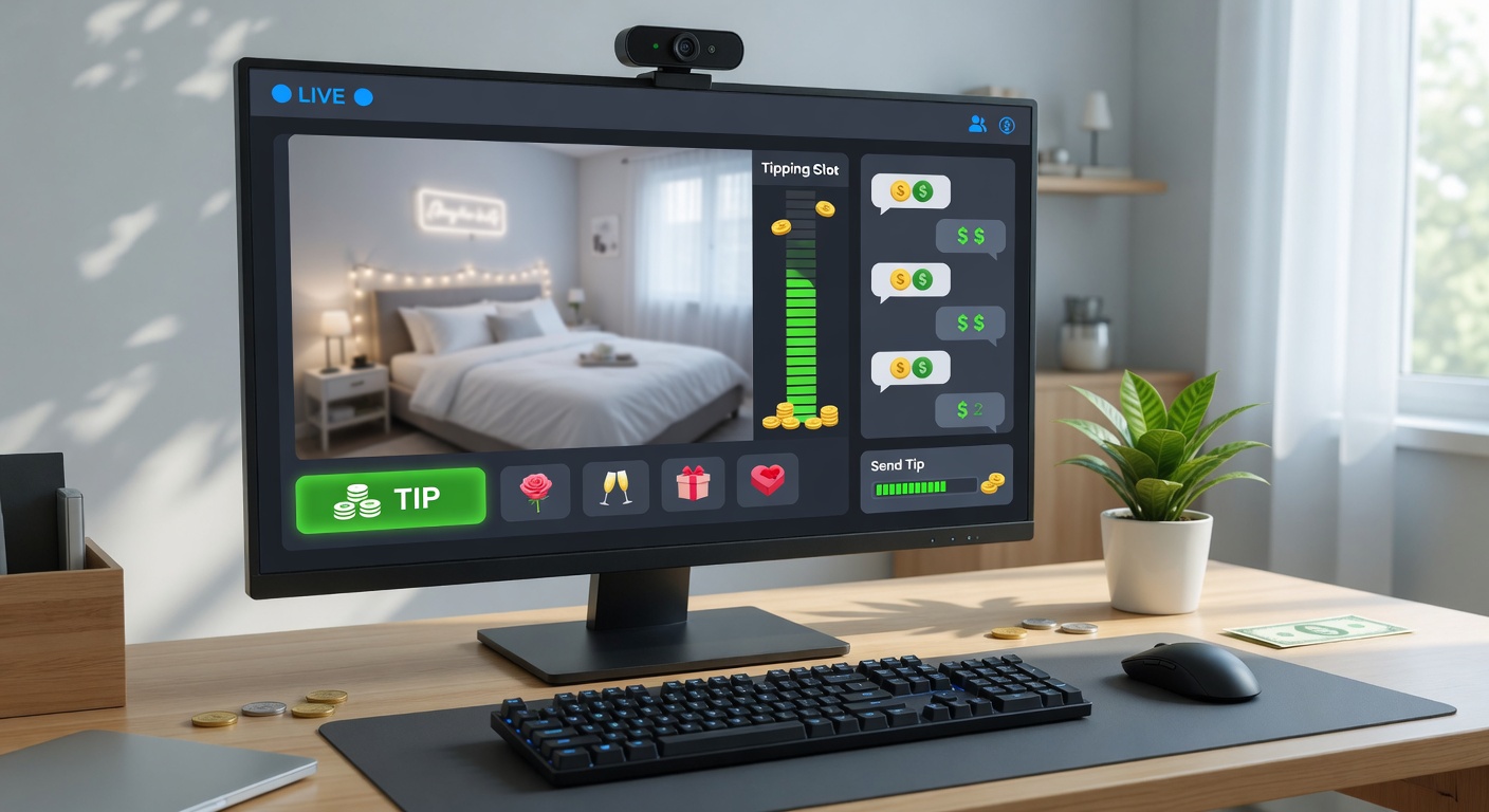 Webcam platform tipping systems