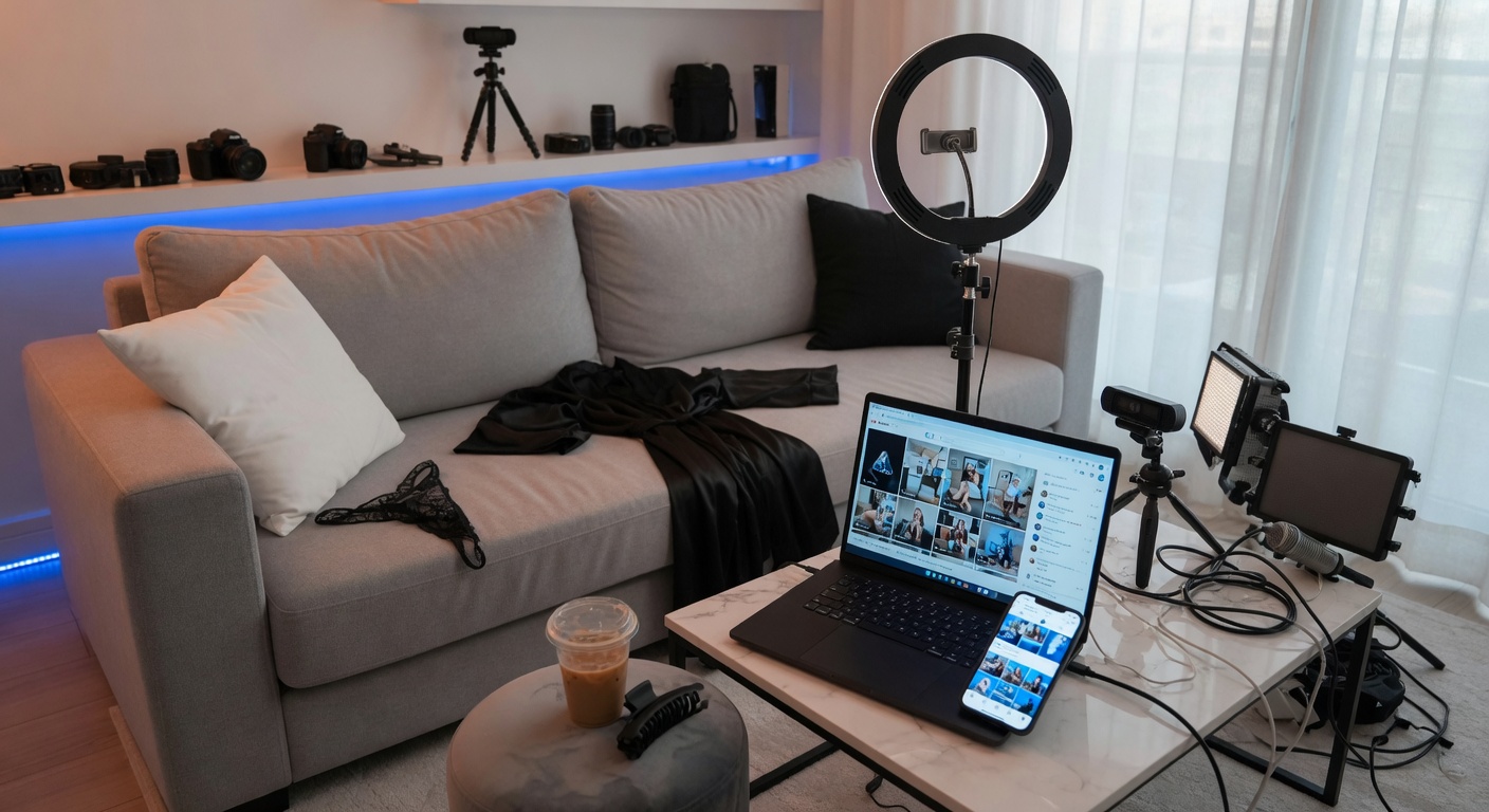 Cam model social media funnels